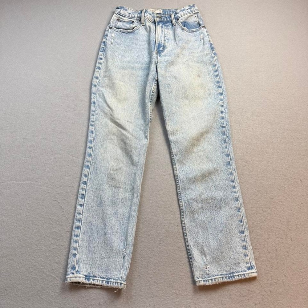 Abercrombie 90s Straight Ultra High Rise Jeans 26 Curve Love